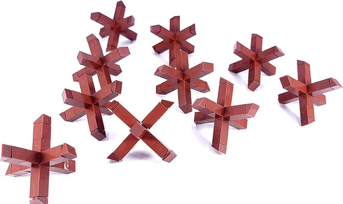 General Jim's German Landing Craft Barrier Building Blocks Set - Anti-Craft Antitank Obstacles Block Playset for Teens