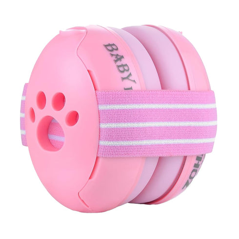 Baby Hearing Protection | Noise Canceling Headphones for Babies up to 18 months with Elastic Headband | Baby Travel Essentials | Infant Ear protection