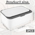 LSCSJUNS 2Pack Wipes Box Dispenser Baby Wipe Container Wipe Dispenser For Bathroom Sealing Design Keeps Fresh Easy Open
