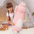 MorisMos 36.2" Unicorn Body Pillow, Large Hugging Pillow Stuffed Animal, Soft Plush Toy for Kids, Pink