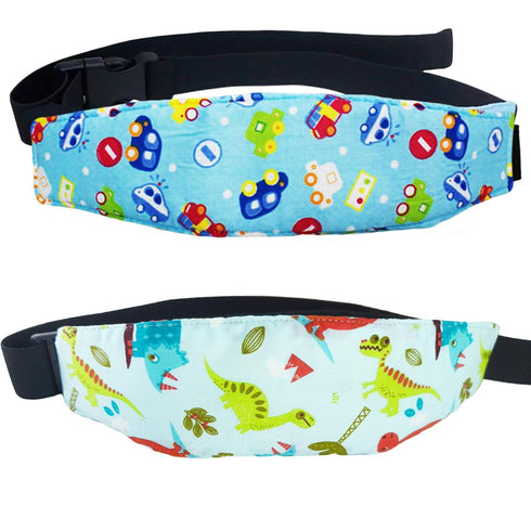 Naturahand 2PCS Baby Head Support Band for Stroller Car Seat, Head Holder Neck
