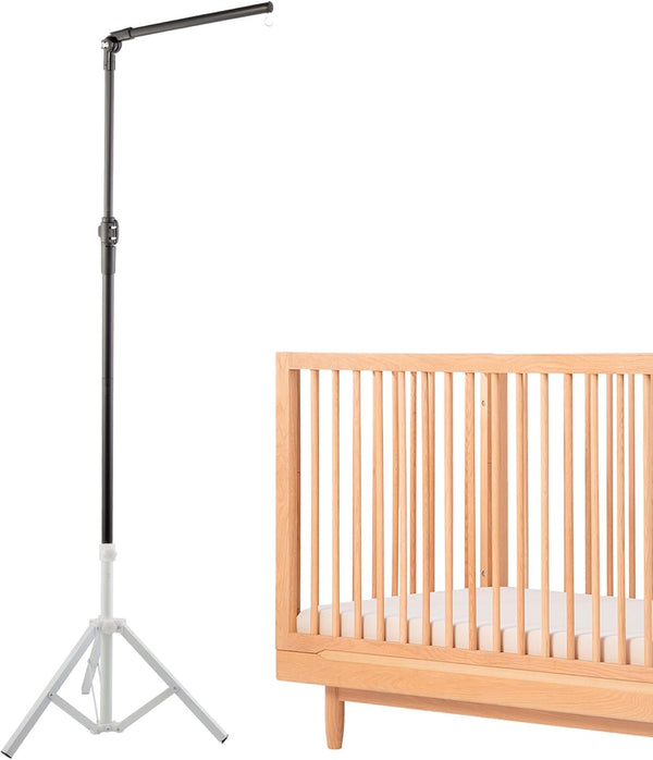 Quynhni Baby Crib Mobile Arm, Mobile Hanger for Crib, Adjustable Height 56-78", Top