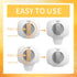 Snowharp (Black-1Pcs) Knob Switch Child Proof Oven Lock Baby Safety Oven Door Lock for Toddlers Heat-resistant Adhesive