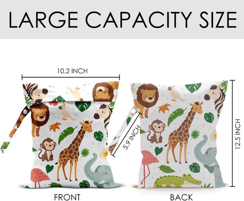 JHFDTY Summer Wet Bag for Swimsuit Travel Pool Baby Cloth Diapers Dirty Yoga Gym Clothes Beach Bags Gifts for Women Men
