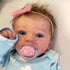 GYCV 18 Inch Lifelike Reborn Baby Dolls Girl - Baby Doll Realistic Newborn Girl Silicone, Cloth Body Adorable Reborn
