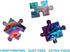Magical Forest Puzzles 1000 Pieces - Glow Art Jigsaw Puzzles Butterfly, Glitter Flower Collage for Family Game