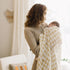 Little Unicorn Premium Cotton Swaddle Baby Blanket | Breathable Fabric | for swaddling, Play, Nursing & More (Adobe