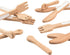 27PCS Set, Giant bean Wooden Toy Plates and Dishes for Kitchen Wooden Play Kitchen Accessories for Girls and Boys