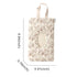 Mommy HIBEAR Quilted Diaper Wipe Pouch Portable Bag Refillable Floral Baby Wipe Holder for Travel Stroller Daily Casual