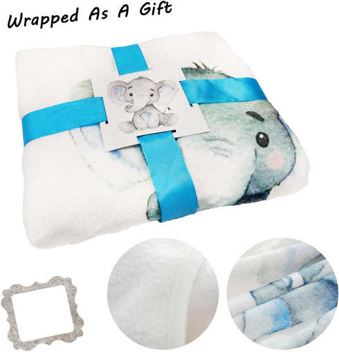 47''x40'' Baby Monthly Milestone Blanket - Organic Plush Fleece Photography Background Prop for Boy Girl Newborn Soft