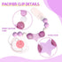 Aori Magnetic Pacifier Clips for Reborn Dolls - Purple Silicone Chain Holders