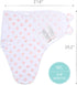 Set 3 0-3, 3-6 The Peanutshell Baby Swaddle Blankets of - Baby Girl Sleep Sack for Newborn, Newborns Sack Month