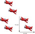 LYST 8PCS Red Airplane Helicopter Plane Foil Balloon Aviator Adventure Themed For Baby Shower Birthday Theme Party
