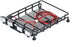 RC Car Roof Rack, Middle Size Luggage Carrier with Quadrate LED Lights for SCX10