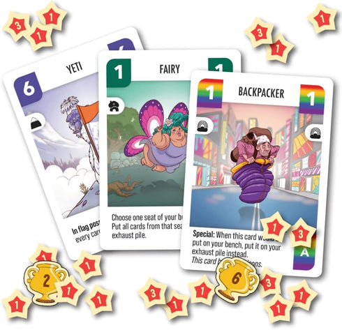 Challengers! Beach Cup Card Game — Strategy Game for 1-8 Players, Fun Family Game for Ages 8+