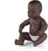 Miniland Educational 15.75'' Anatomically Correct Newborn Baby Doll, African Girl