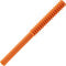 Baby Teething Tubes - Made in The USA, Soft & Durable Infant Toys and Toddler Silicone Teether (7 Inches, Orange)