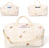 Custom Cotton Diaper Bag Tote for Women - Large Capacity, Multiple Compartments,