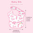 Accmor 4-Pack Mess-Proof Waterproof Baby Bibs - for Easy Eating