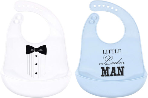 Little Treasure Unisex BabySilicone Bibs