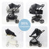 Sun Shade for Stroller Compatible with Evenflo Pivot Modular Travel System, Pram Sunshade Sun Cover, Waterproof Baby