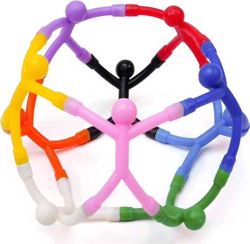MAGMEN Magnetic Travel Toys - Stretchy, Fun, and Educational Fidget Toys for Kids and Adults, Pack of 10