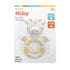 100% 3+ Nuby Giraffe Teether for Infants - Natural Rubber Baby Teething Toy - Easy-Grip and Multi-Textured Surfaces
