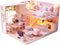 Flever Dollhouse Miniature DIY House Kit Creative Room with Loft Apartment Scene