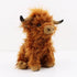 Highland Cow Stuffed Animal, Cute Plush Doll Toy 10 inch Gift for Girls Boys Christmas (Highland Cow 25cm)