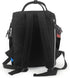 OUSIKA Backpack Daypacks Blue Flame Print Diaper Bag Multifunction Laptop Travel Large Nappy Bag, Black, One Size