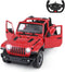 RASTAR Off-Road Remote Control Car, 1:14 Jeep Wrangler JL RC Racing Vehicle Toy for Kids and Adults, 2.4Ghz RED
