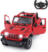 RASTAR Off-Road Remote Control Car, 1:14 Jeep Wrangler JL RC Racing Vehicle Toy for Kids and Adults, 2.4Ghz RED