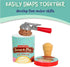Set, 8 Popular Playthings Magnetic Scoop and Play Ice Cream Pretend Dessert Shop Toy for Kids, Play Food Cones