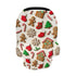 foixnub Baby Car Seat Canopy Covers Gingerbread Man Candy Cane Christmas Cookies Nursing Breastfeeding Cover Multi-use