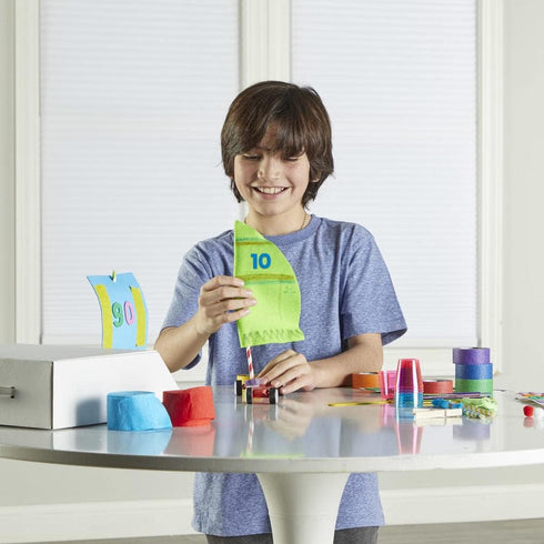 hand2mind Ultimate Inventor Toolkit, 10 Building Challenges for Ages 8 and Up, STEM Kits
