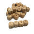 Beech Alphabet Letter Beads, 100pc 12mm Square Shape Beech Wood for DIY Jewelry