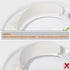 YEYDYQPT 5 (1.7" 3.3") Toilet Pee Splash Guard with Powerful Suction Urine Deflector Blocks Leaks Improved Large