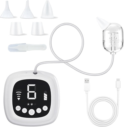 TopQuaFocus Electric Baby Nasal Aspirator, Nose Sucker for Toddler, 9 Levels Suction