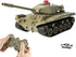 RC Tank Military Truck Vehicles, 2.4Ghz Radio Controlled Battle Tank Toy with 270° Rotational Sounds for Kids