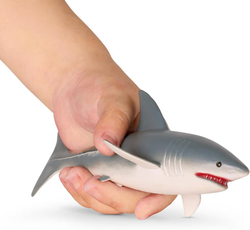 Set 15 3+ Terra by Battat Toy Sea Animals Realistic Whale, Dolphin, Penguin & More Detailed Ocean Creatures for Sensory