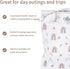 CoolaPeach 2 Pcs Wet Bags Waterproof Reusable Zippered Pocket Cloth Diaper Wet Dry Bags for Travel Beach Pool Swim
