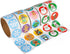 500 PC Holiday Stickers, ROLL ASST