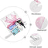 CHSIN Set 2 21220677 Wet Dry Bag Watercolor Pink Bow Diaper Bag Waterproof Pouch for Travel,Beach,Gym