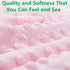 Baby Blanket - Super Soft Minky Blanket with Double Layer Dotted Backing, Pink Flamingo Security Blanket for Newborns