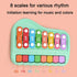 2 1 1-3 8 in Baby Piano Xylophone for Toddlers Years Old, Multicolored Key Keyboard Baby Xylophone Piano, Preschool