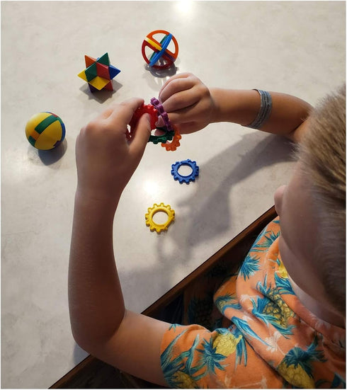 Fun Express Plastic Balls Puzzle - 1 Dozen