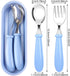 Toddler Utensils, Toddler Forks and Spoons,Stainless Steel Baby Utensils Baby Silverware Set with Storage Box for Safe Dining (3 Set with Case) by Pengxiaomei