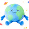 Athionsu Earth Plush Pillow 10 Inch Soft Round Planet Stuffed Toy Cute