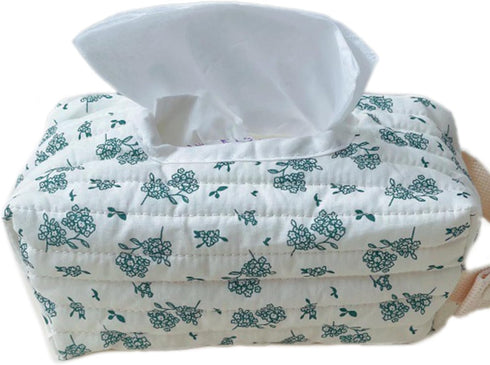 FeiYeup Baby Wipes Dispenser Quilted Wipe Holder Wipes Case Printed Pattern Wipes Box