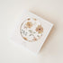 Konssy Baby Girl Newborn Receiving Blanket with Matching Headband and Beanie Set, Floral Print Nursery Swaddle Wrap
